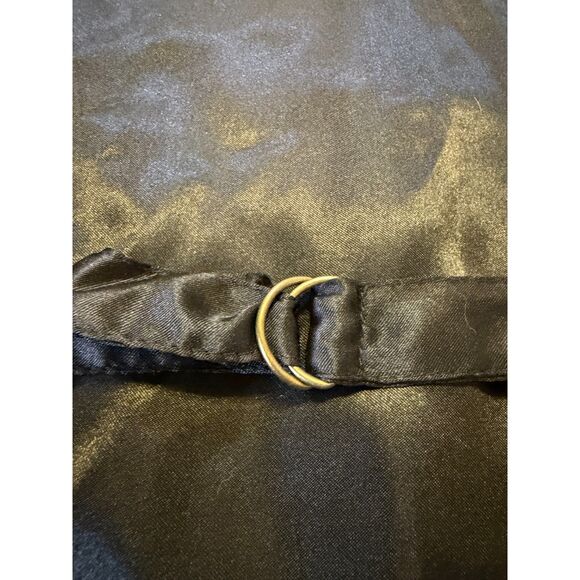 Scully Black Boars Suede Leather Vest Mens Silk Western Cowboy Brass Button M - Picture 6 of 8